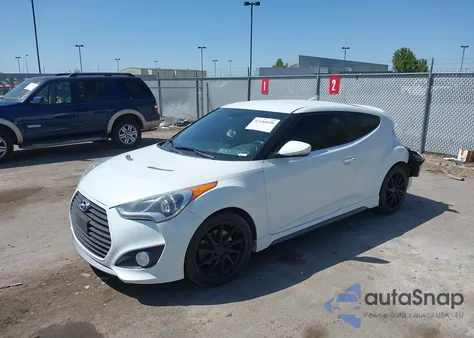 2015 Hyundai Veloster Turbo from USA, damaged, VIN KMHTC6AE4FU232132